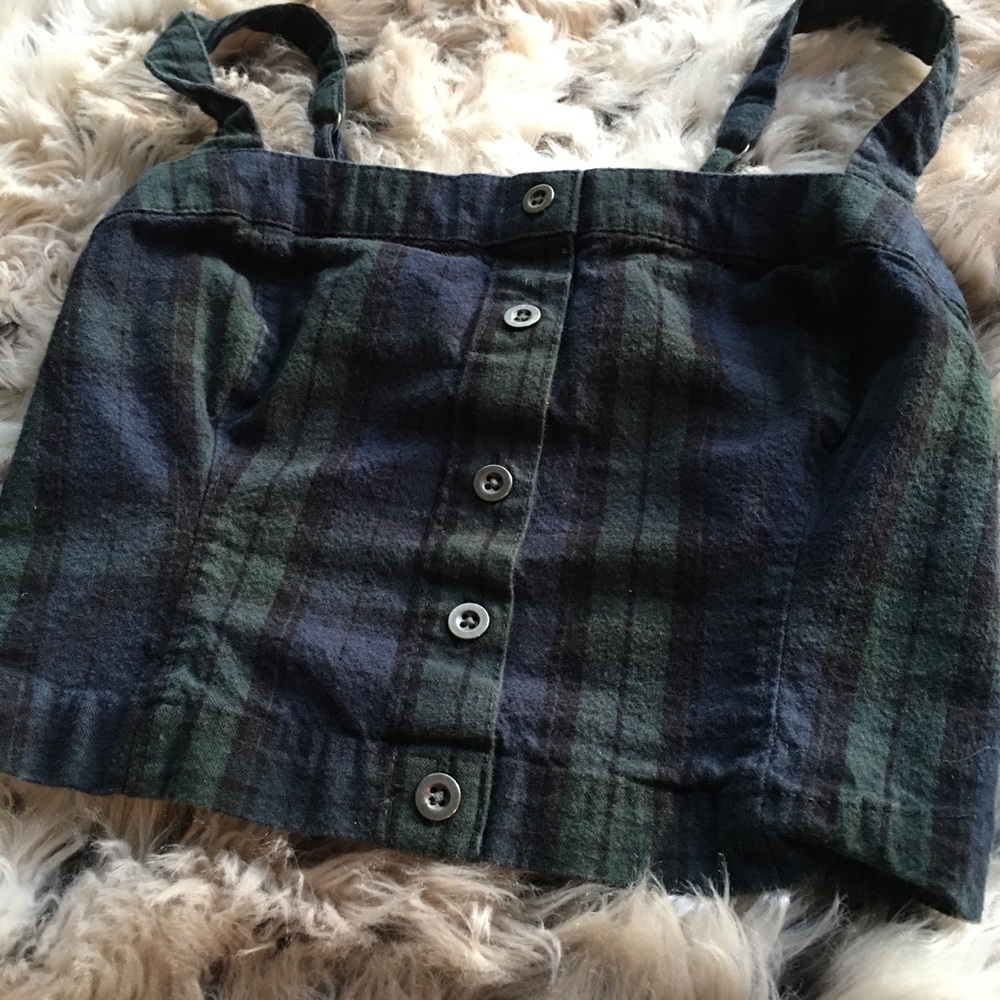 PLAID HOLLISTER TOP